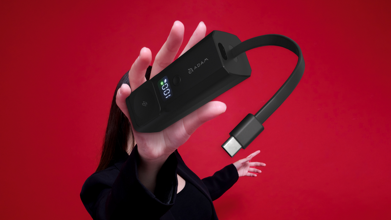 Built-in USB-C Charging Cable