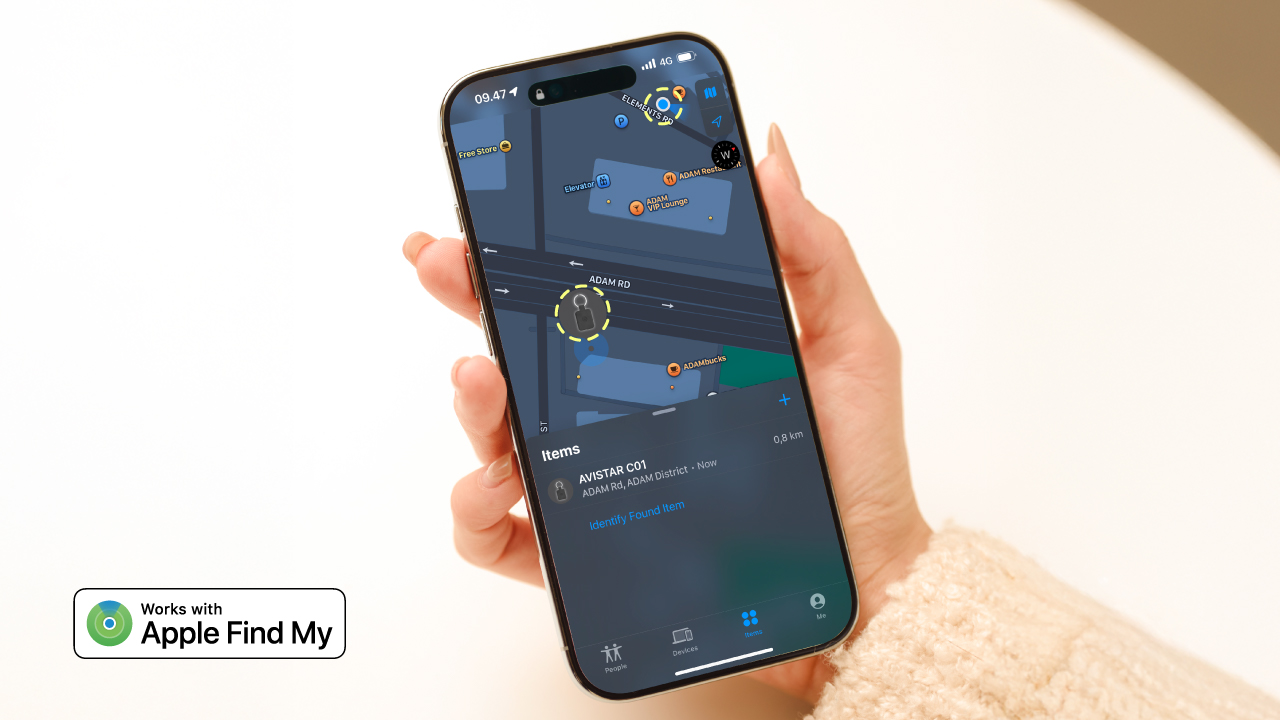Certified with Apple Find My