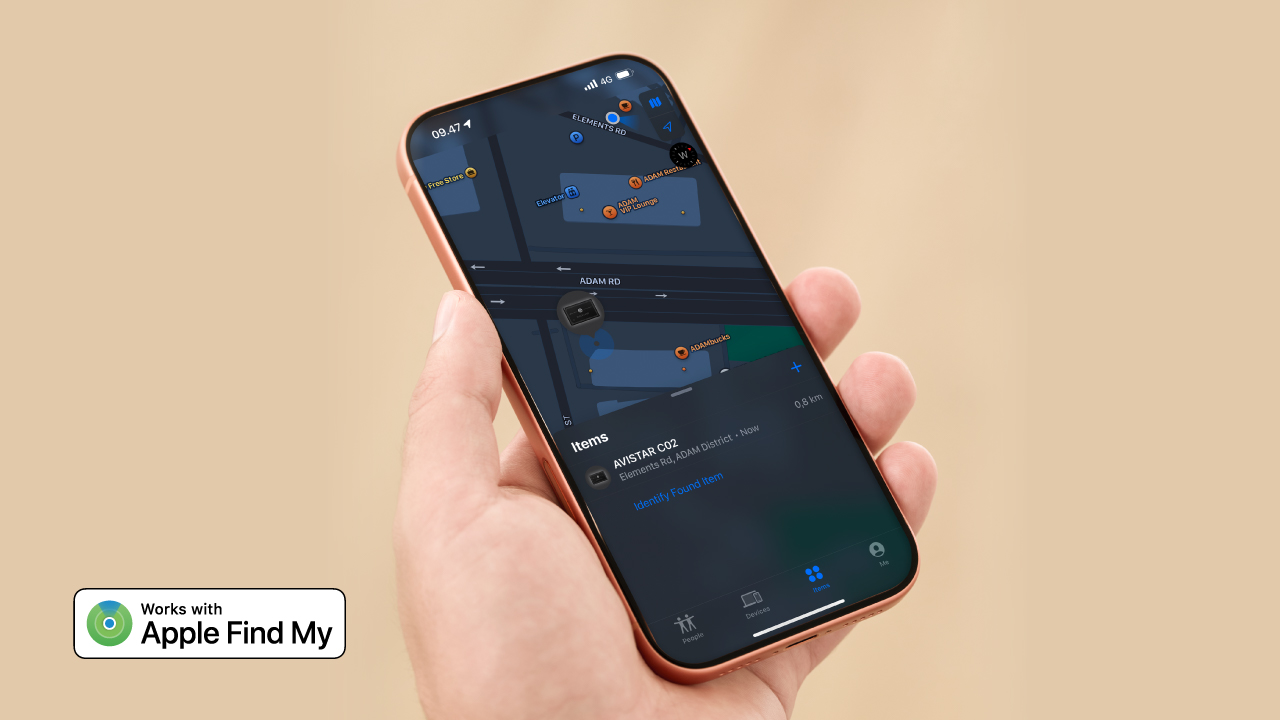 Certified with Apple Find My