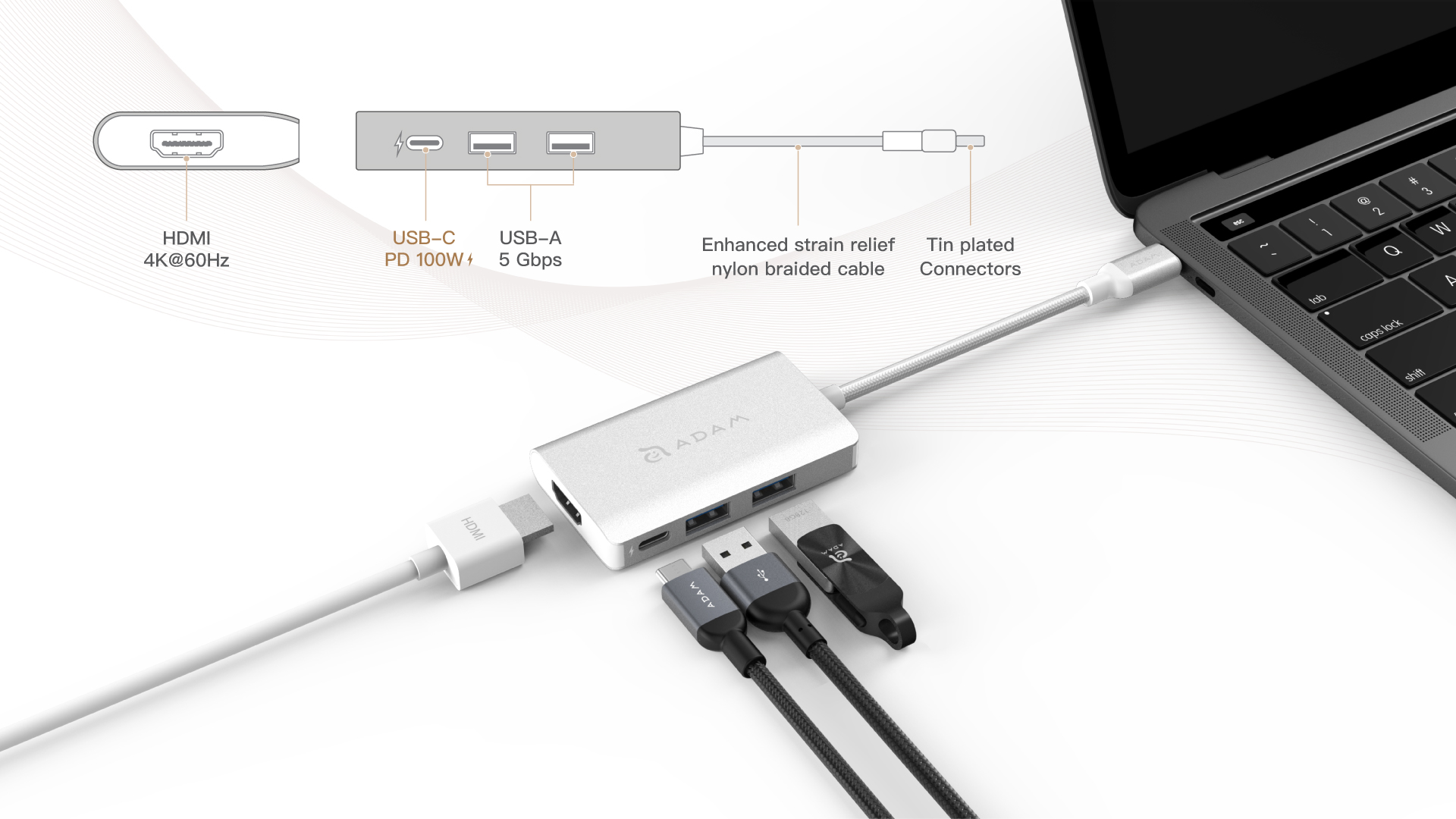 4-in-1 Multi-Function Hub